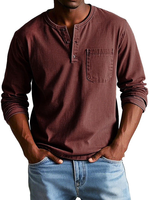 FABIO - CAMISA VINTAGE DE MANGA LARGA