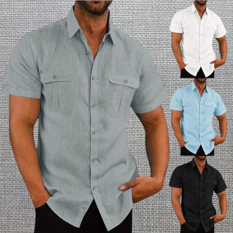 JOSELITO - CAMISA DE CORTE CON DOS BOLSILLOS