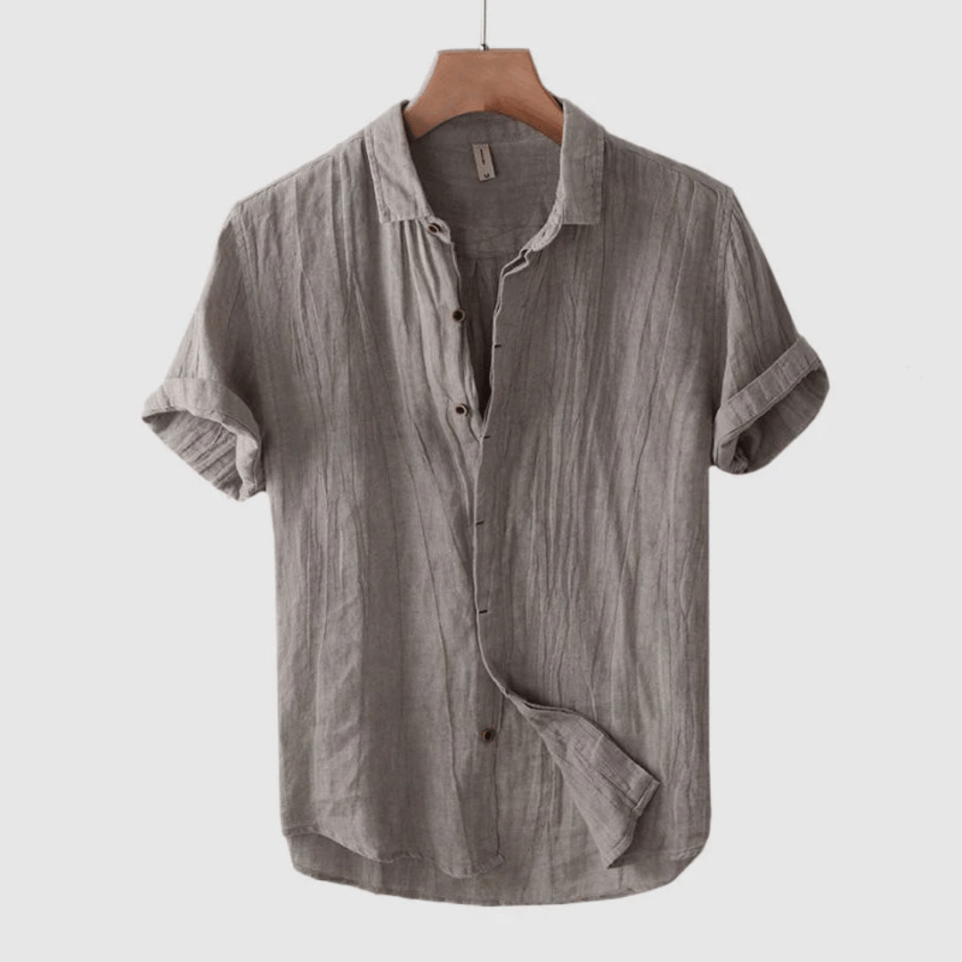KEVIN - CAMISA DE LINO MANGA CORTA