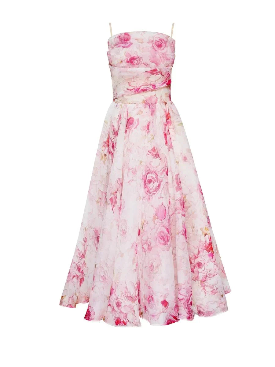 Celia - Vestido midi estampado