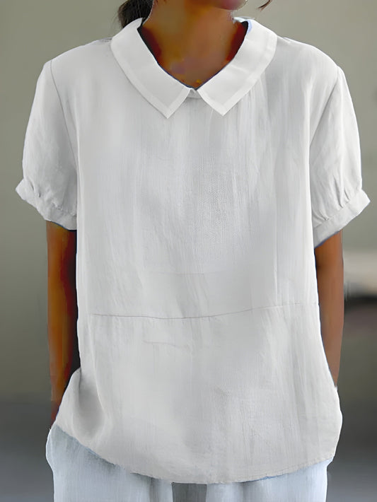 Camille™ | Blouse fluide à col chic
