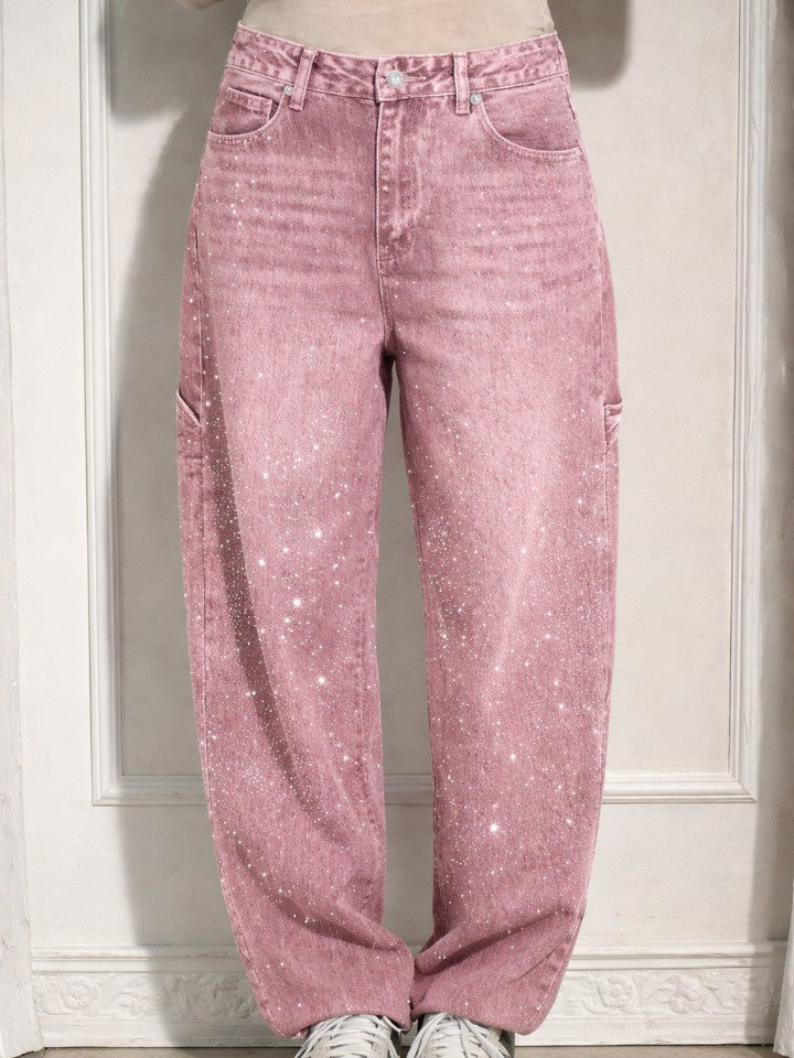 Lucía™ | Jeans Balloon Brillo Sutil