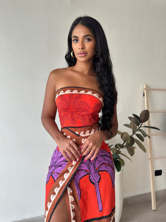 Mulán - Vestido largo sin mangas