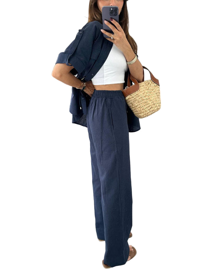 NOELIA | TRAJE DE LINO LIJERO