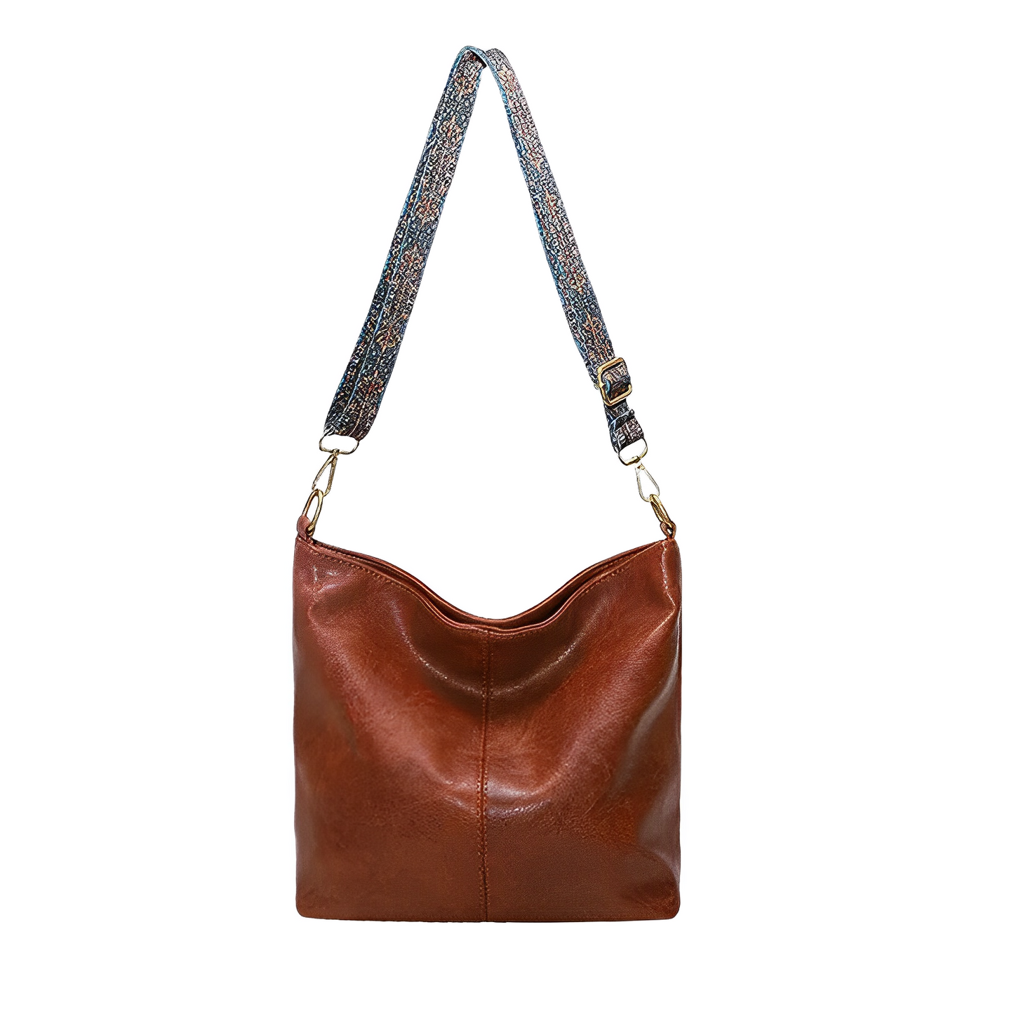 BOLSO CRUZADO DE PIEL PARA MUJER