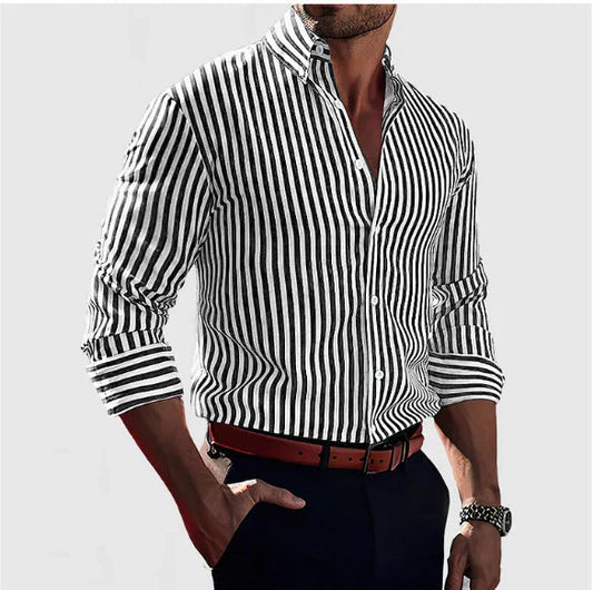 MEMO - CAMISA DE RAYAS CON BOTONES