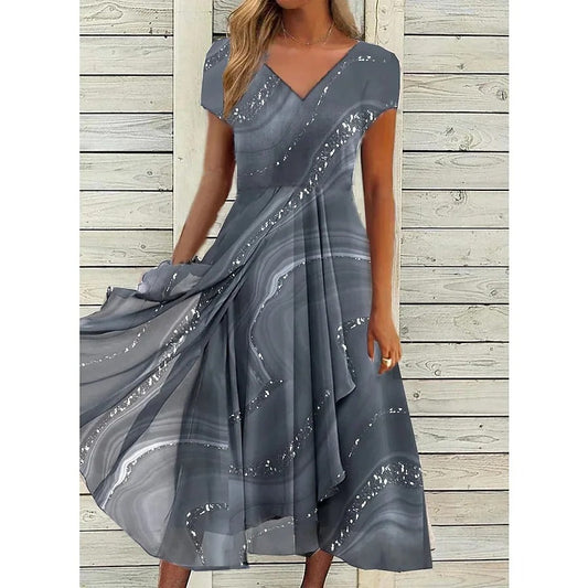 Naomi - Vestido Midi con Escote en V