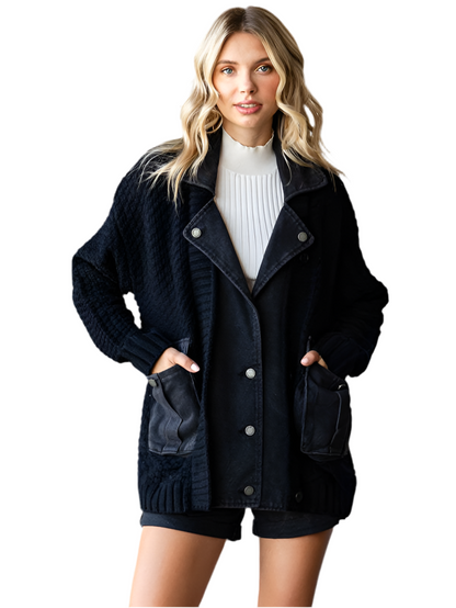 MILENA | CHAQUETA DE PUNTO VAQUERA