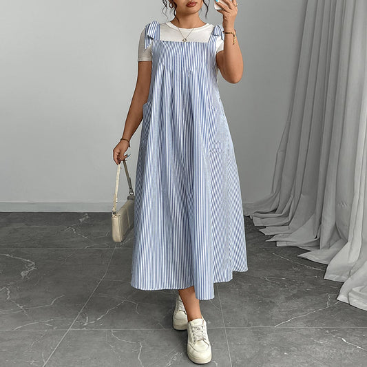 Loose Fit Printed Sleeveless Maxi Dress | Nomadzens