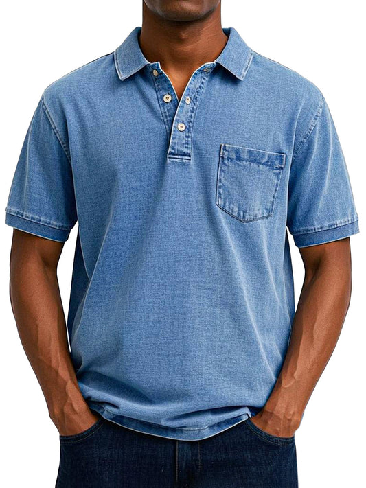 Lenoir™  | Chemise Polo Vintage Décontractée pour Homme