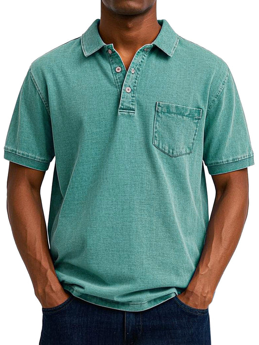 Lenoir™  | Chemise Polo Vintage Décontractée pour Homme