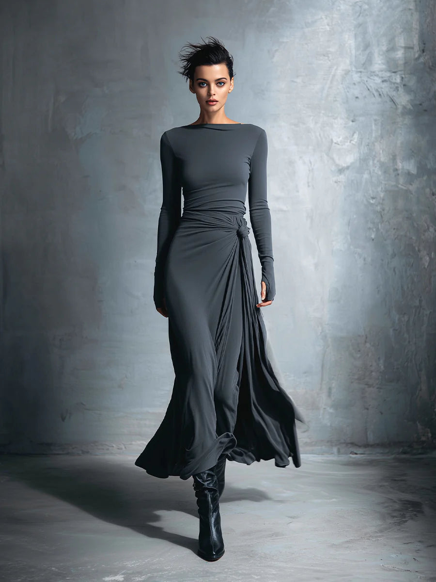 BIANCA™ | Vestido Drapado Premium