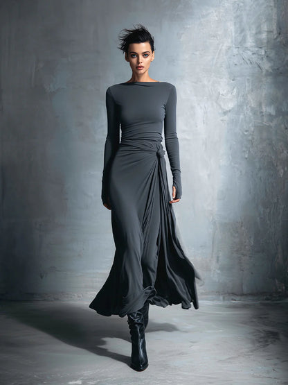 BIANCA™ | Vestido Drapado Premium