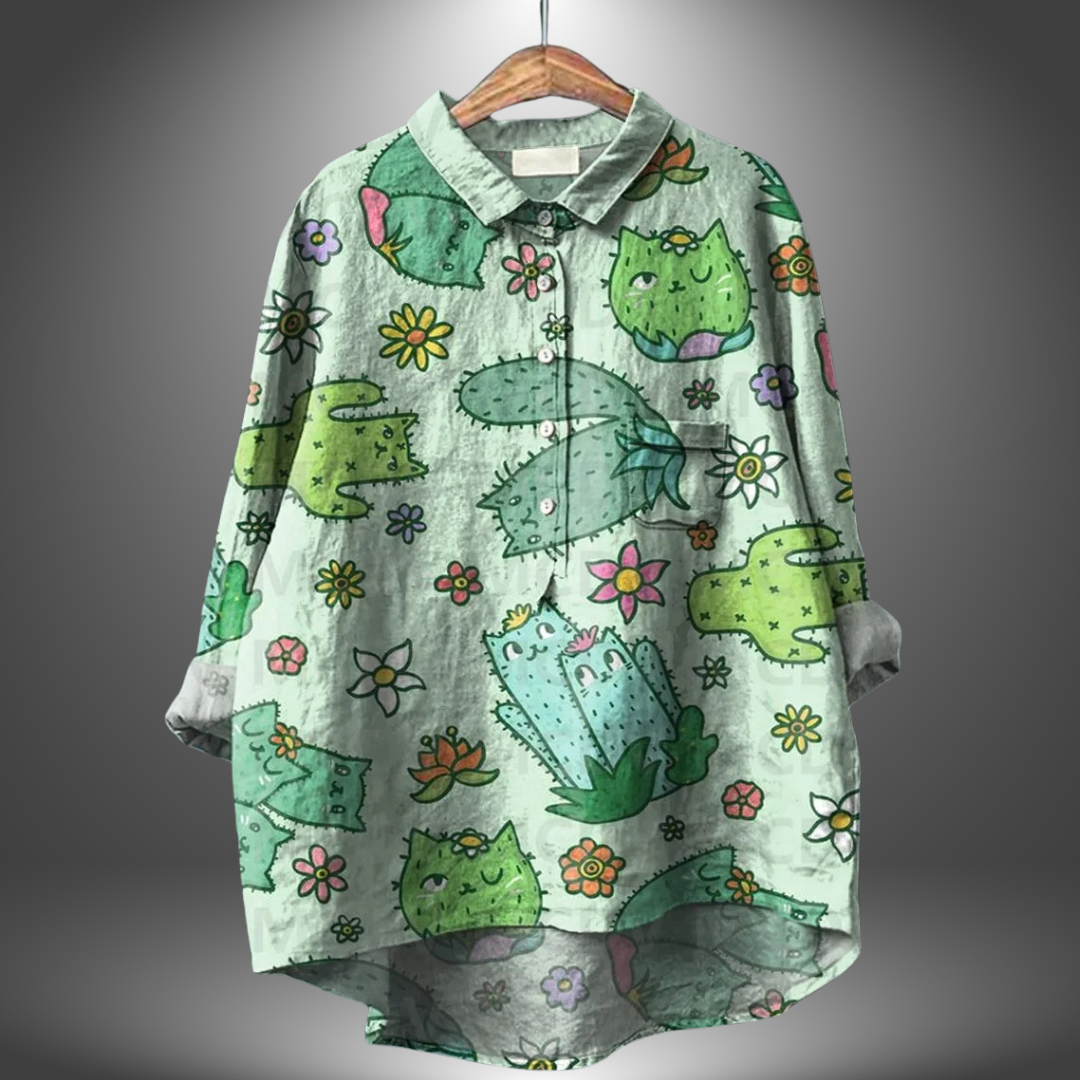 FLORA - CAMISA ESTAMPADA