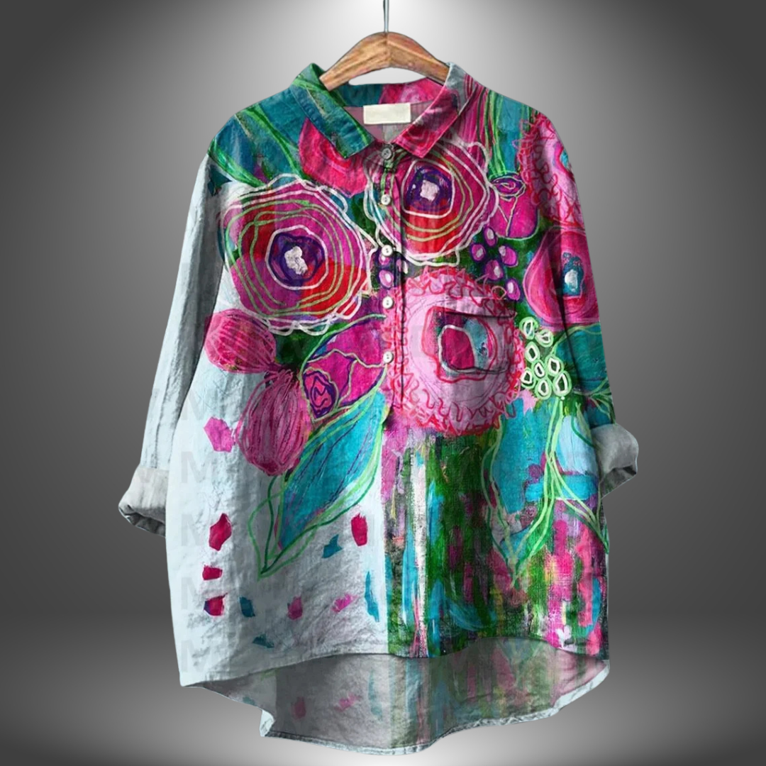 FLORA - CAMISA ESTAMPADA