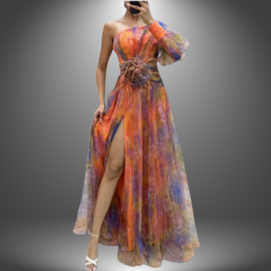 Nana - Vestido largo estampado