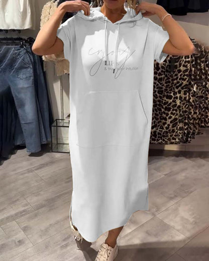 Saskia™ | Lässiges Kapuzenkleid