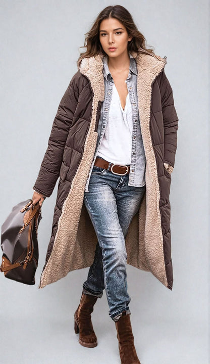 ISABEL | ABRIGO LARGO REVERSIBLE