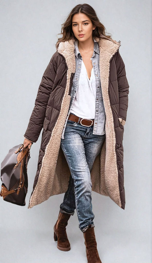 ISABEL | ABRIGO LARGO REVERSIBLE