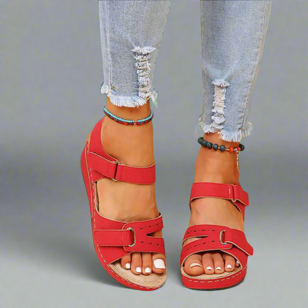 Gudula - Sandalias elegantes hechas de material premium suave