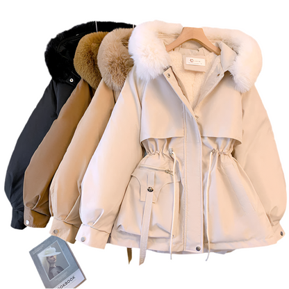 SARA | ABRIGO FORRADO CON CAPUCHA