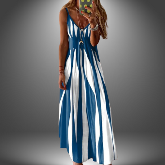 Ángela - Vestido largo estampado