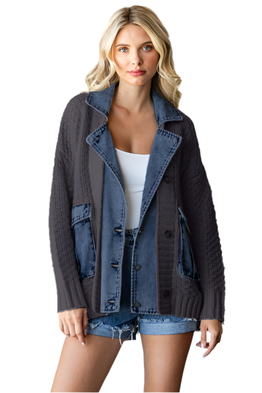 MILENA | CHAQUETA DE PUNTO VAQUERA