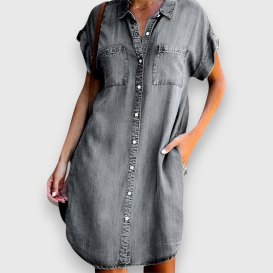 Pauline | Luchtige Denim Jurk