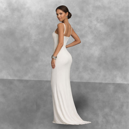 AURORA™ | Vestido Largo Escultural Minimalista