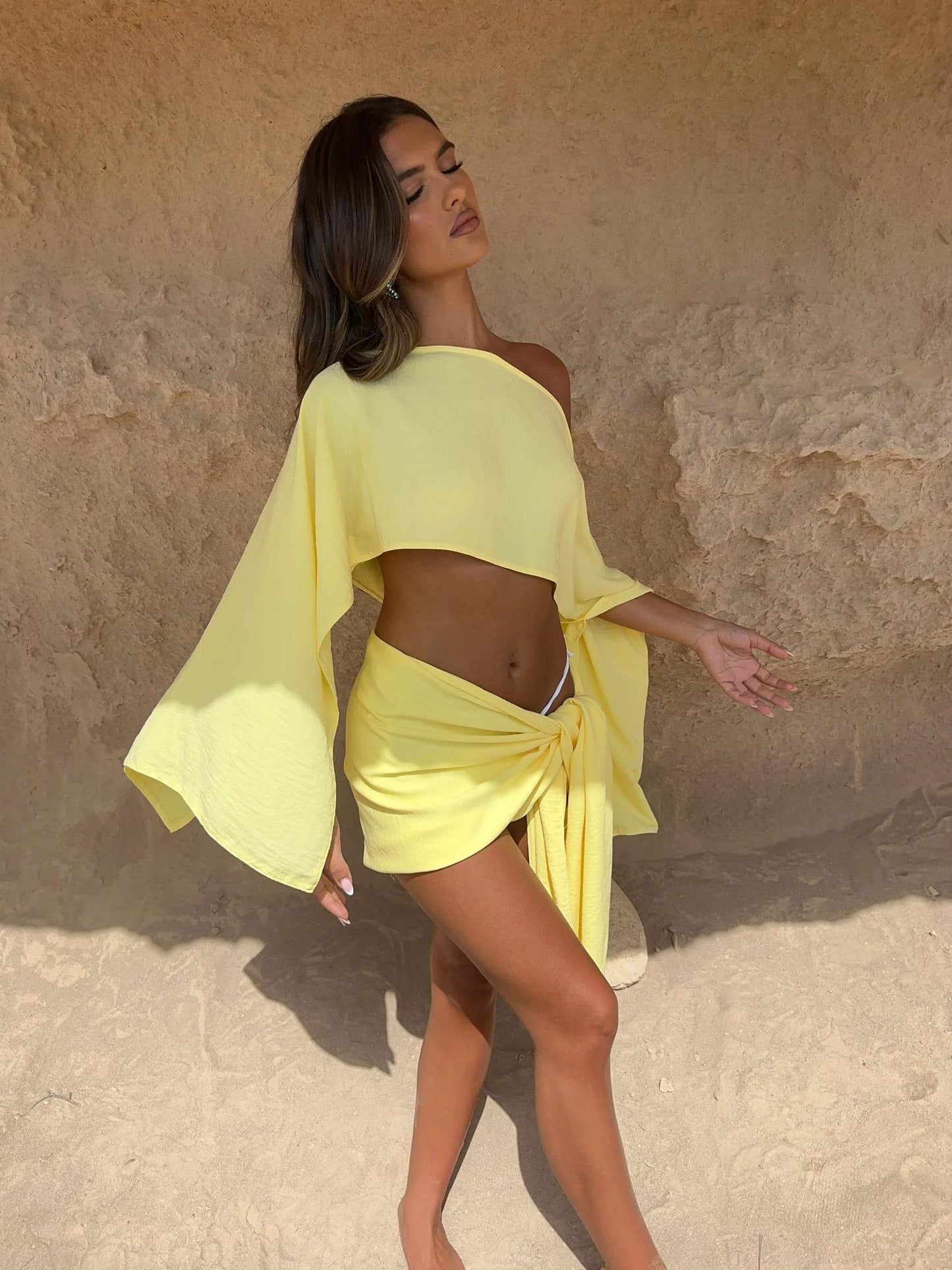 Beach - Conjunto de top y pareo