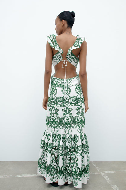 CAMILA - VESTIDO LARGO DE TIRANTES