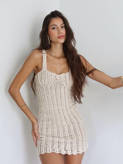 Arlet - Mini vestido de crochet