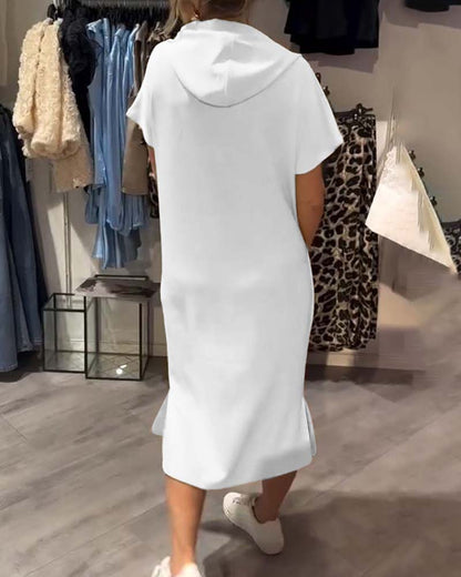 Saskia™ | Lässiges Kapuzenkleid