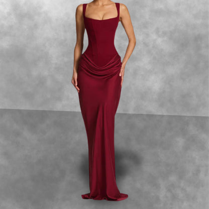 AURORA™ | Vestido Largo Escultural Minimalista