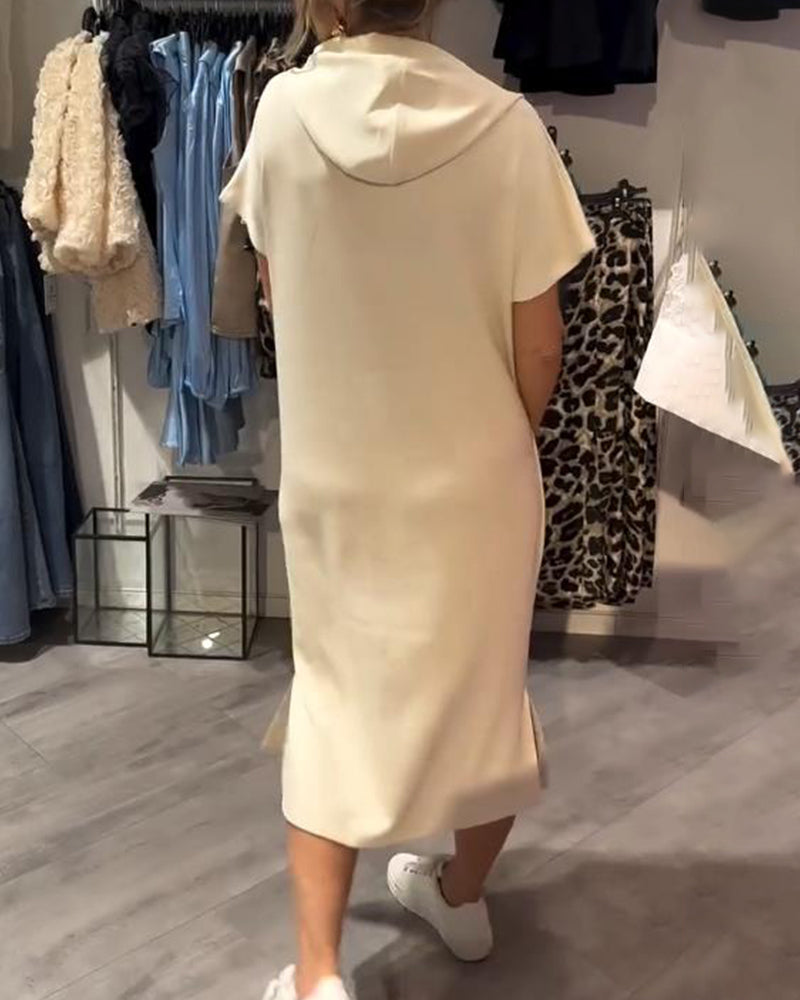 Saskia™ | Lässiges Kapuzenkleid