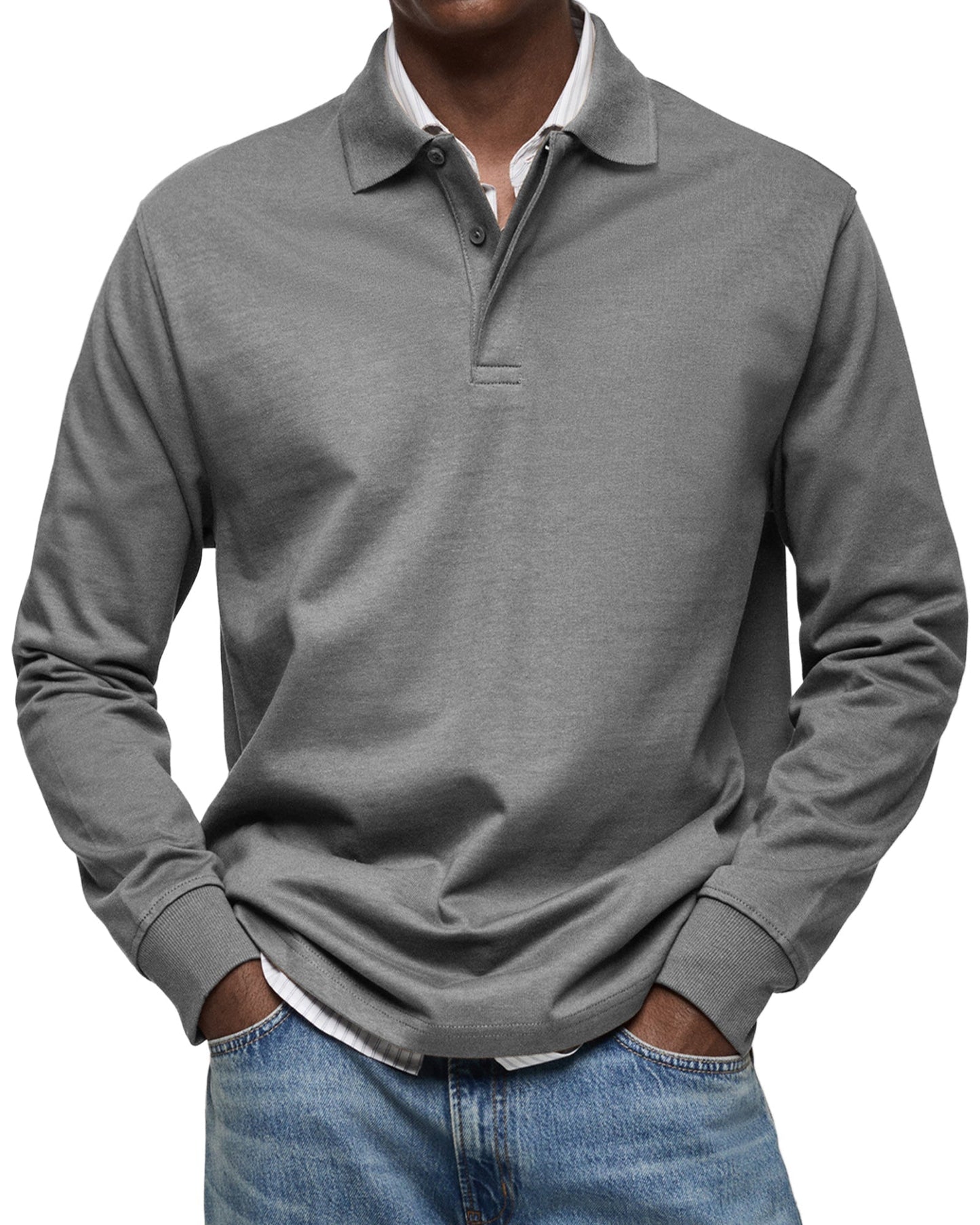 Lenoir™ | Chemise Poloshirt Casual à Manches Longues