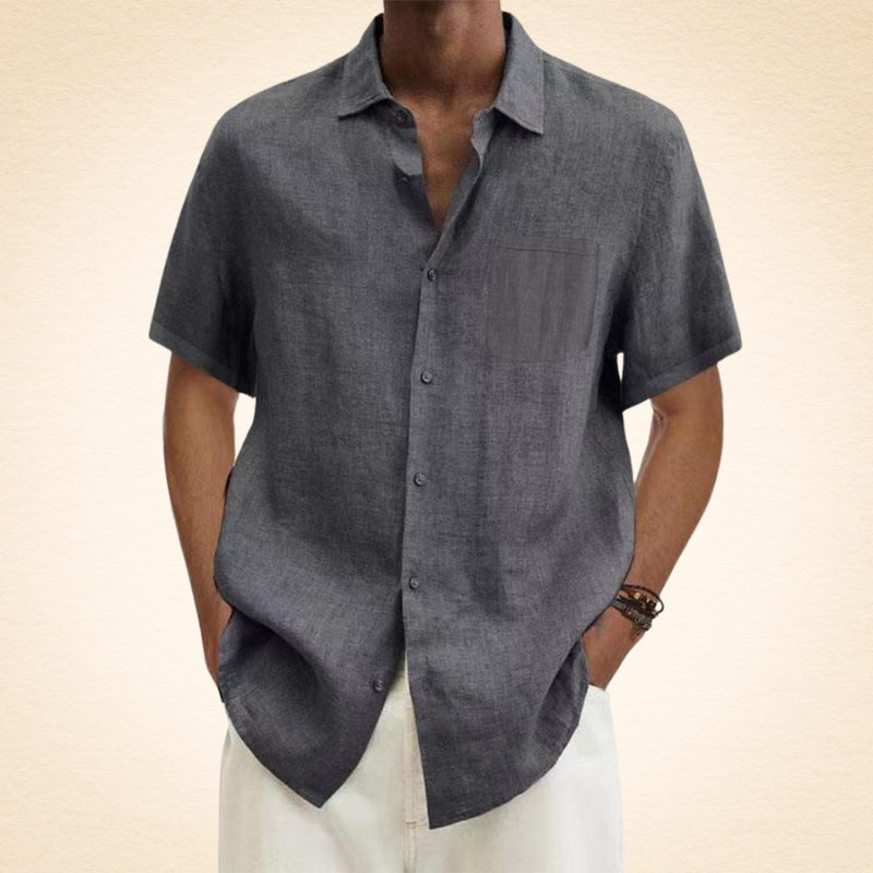 Alden – Camisa de Lino Atemporal