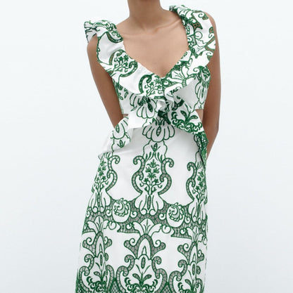 CAMILA - VESTIDO LARGO DE TIRANTES