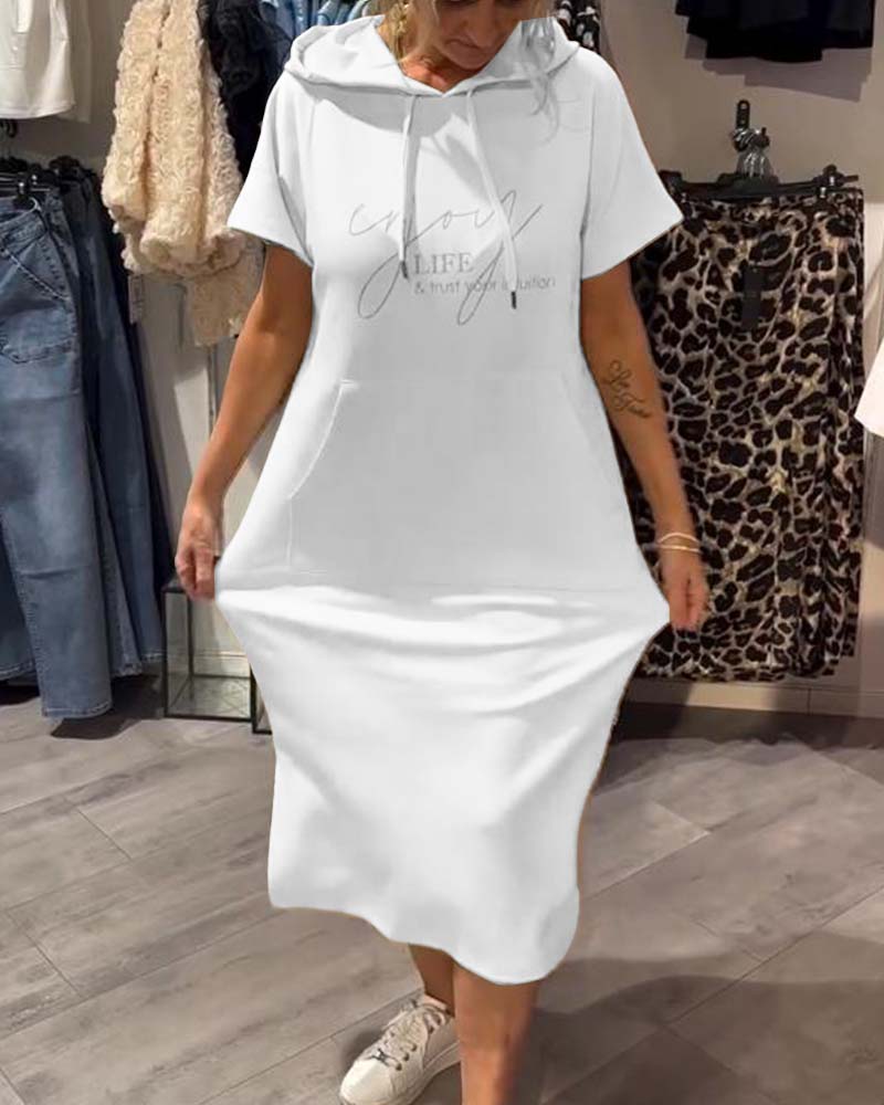Saskia™ | Lässiges Kapuzenkleid