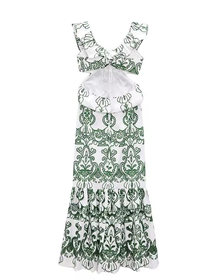 CAMILA - VESTIDO LARGO DE TIRANTES