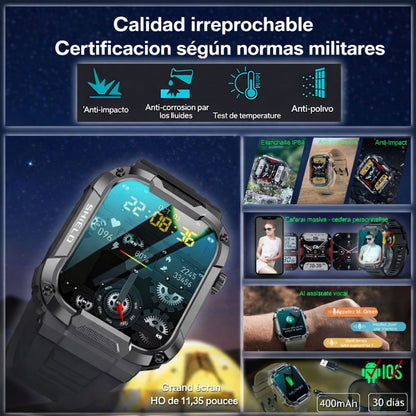 POWER SHIELO | Nuevo Reloj Inteligente Militar de Alta Gama 2026