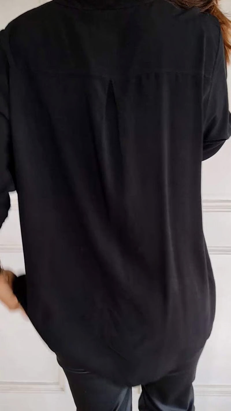 SERENA - TOP CASUAL CON CUELLO EN V