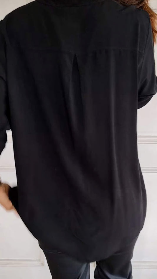 SERENA - TOP CASUAL CON CUELLO EN V