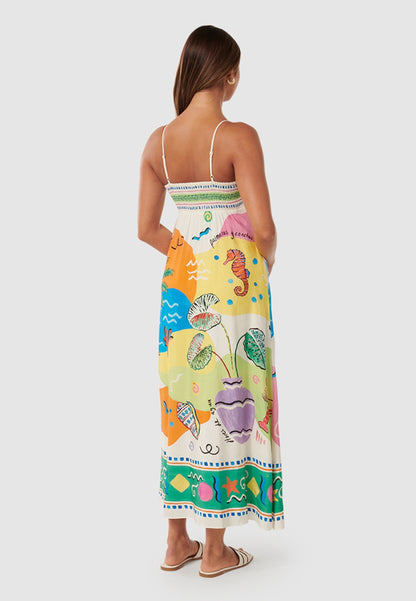 Adaia - Midi vestido estampado