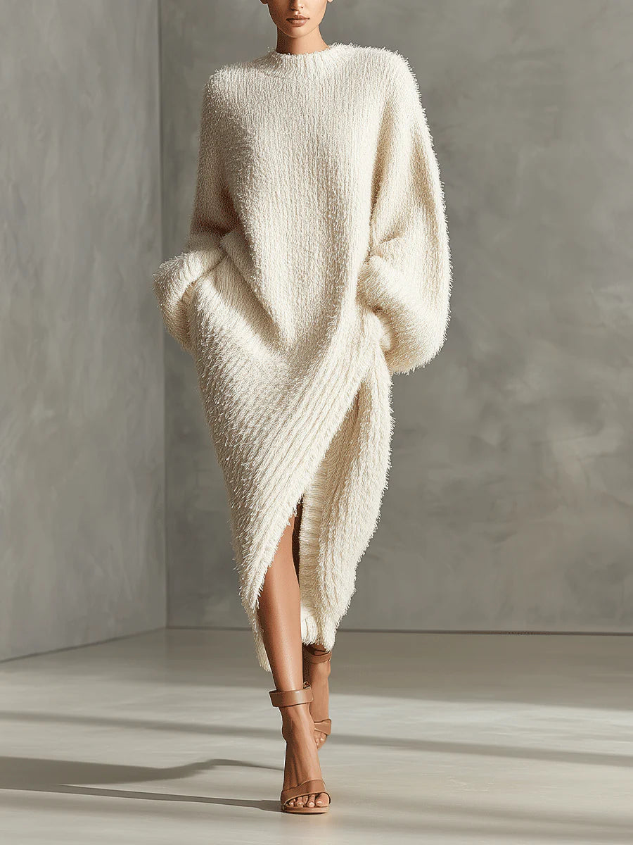 LORENA™ | Vestido Textura Soft Luxe