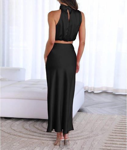 Julieta - Conjunto dos piezas de satén