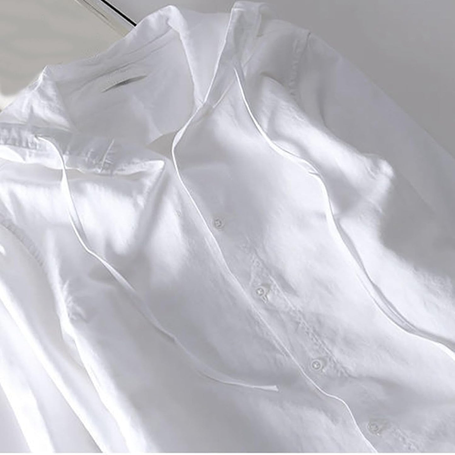 Sobrecamisa de lino con capucha