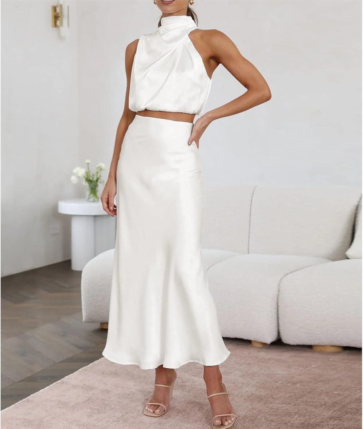 Julieta - Conjunto dos piezas de satén