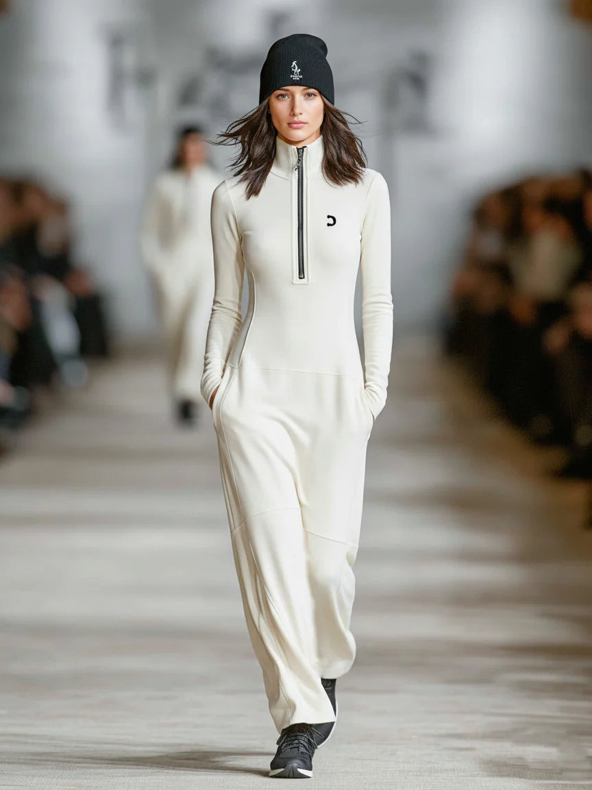 ALESSIA™ | Mono Deportivo Elegante con Cremallera