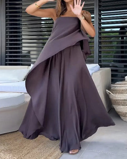Alba | Conjunto de falda a capas